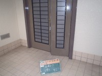 大野城市　F様邸　玄関ドア塗装工事