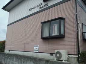 小郡市アパート外壁塗装工事施工前