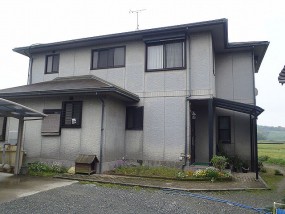 朝倉市　K様邸　木造住宅塗装工事施工前